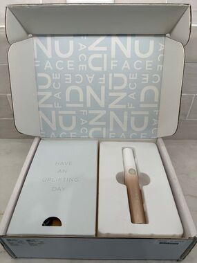**SOLD** NuFace The FIX Toning Device - Rose Gold & White